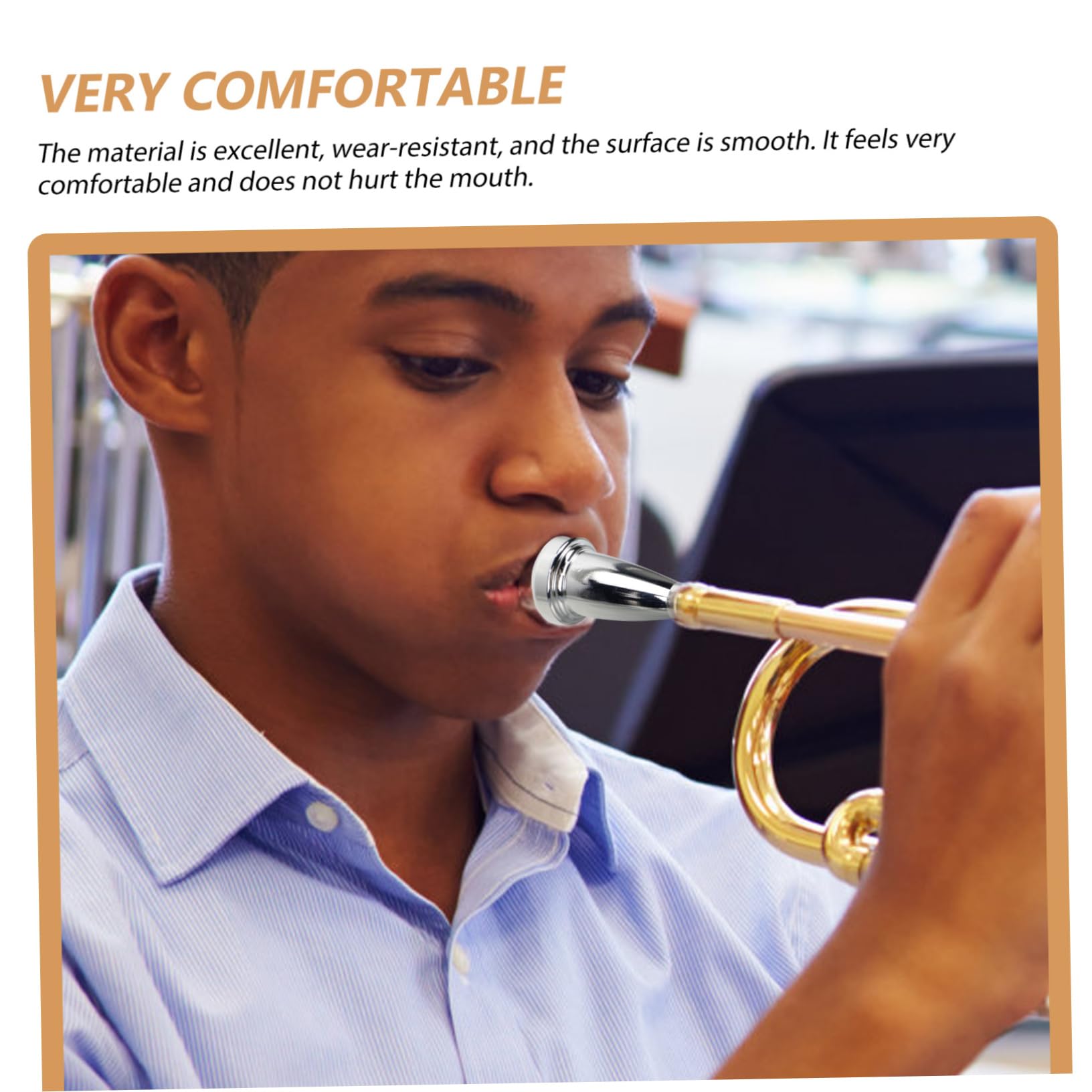 Toyvian 3stücke Trompetenmundstück Silberfarben Für Anfänger Und Profispieler Hochwertiges Musikinstrumenten-zubehör Für Trompete Langlebig Und Stilvoll Perfektes Für Musikliebhaber