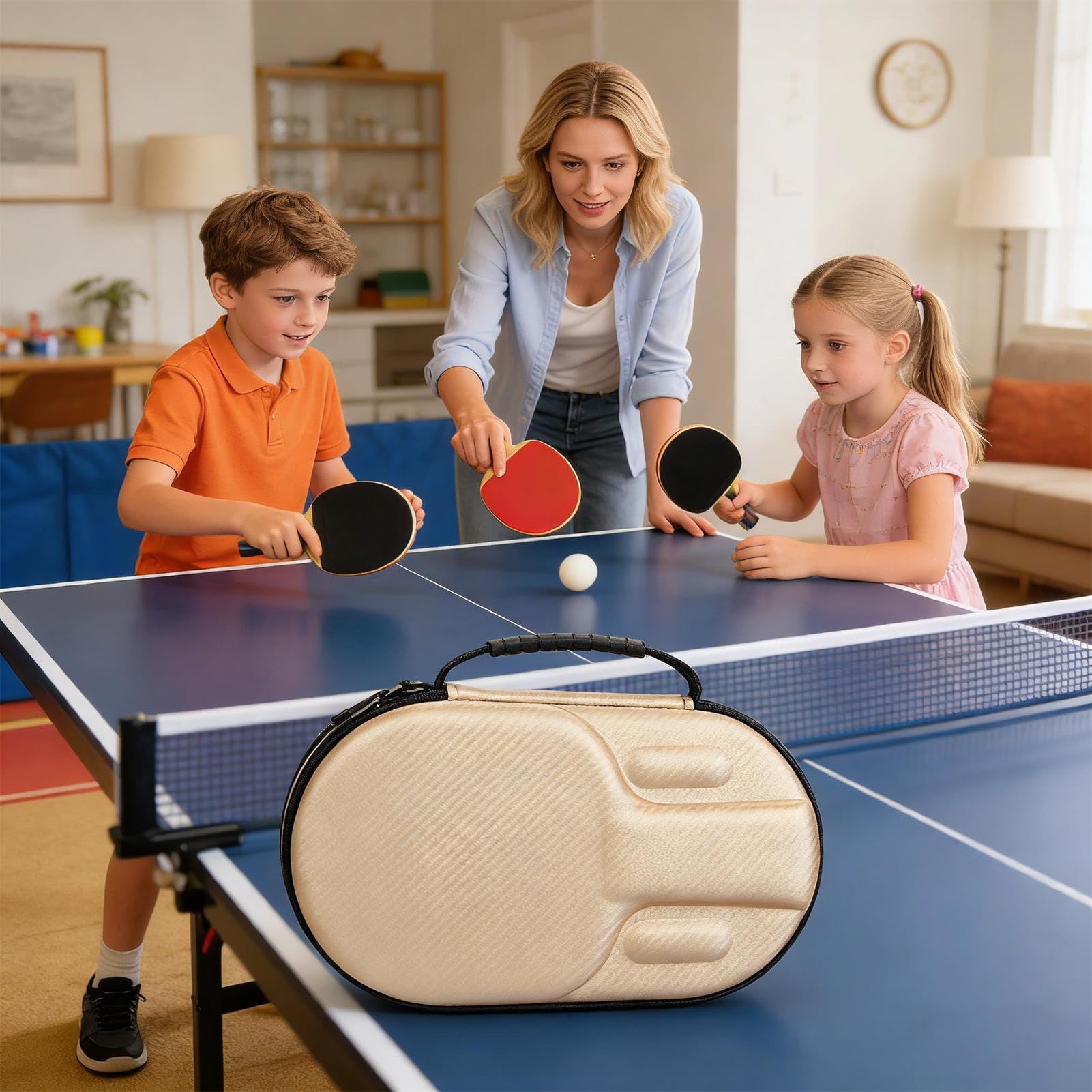 Custodia Racchetta Tennis Tavolo Borsellino Organizzatore Per Racchette | Borsa Per Racchette Da Tennis Da Tavolo Per Bambini Ragazzi Adulti Giocatori Di Club Squadre Scolastiche Competitori Appas