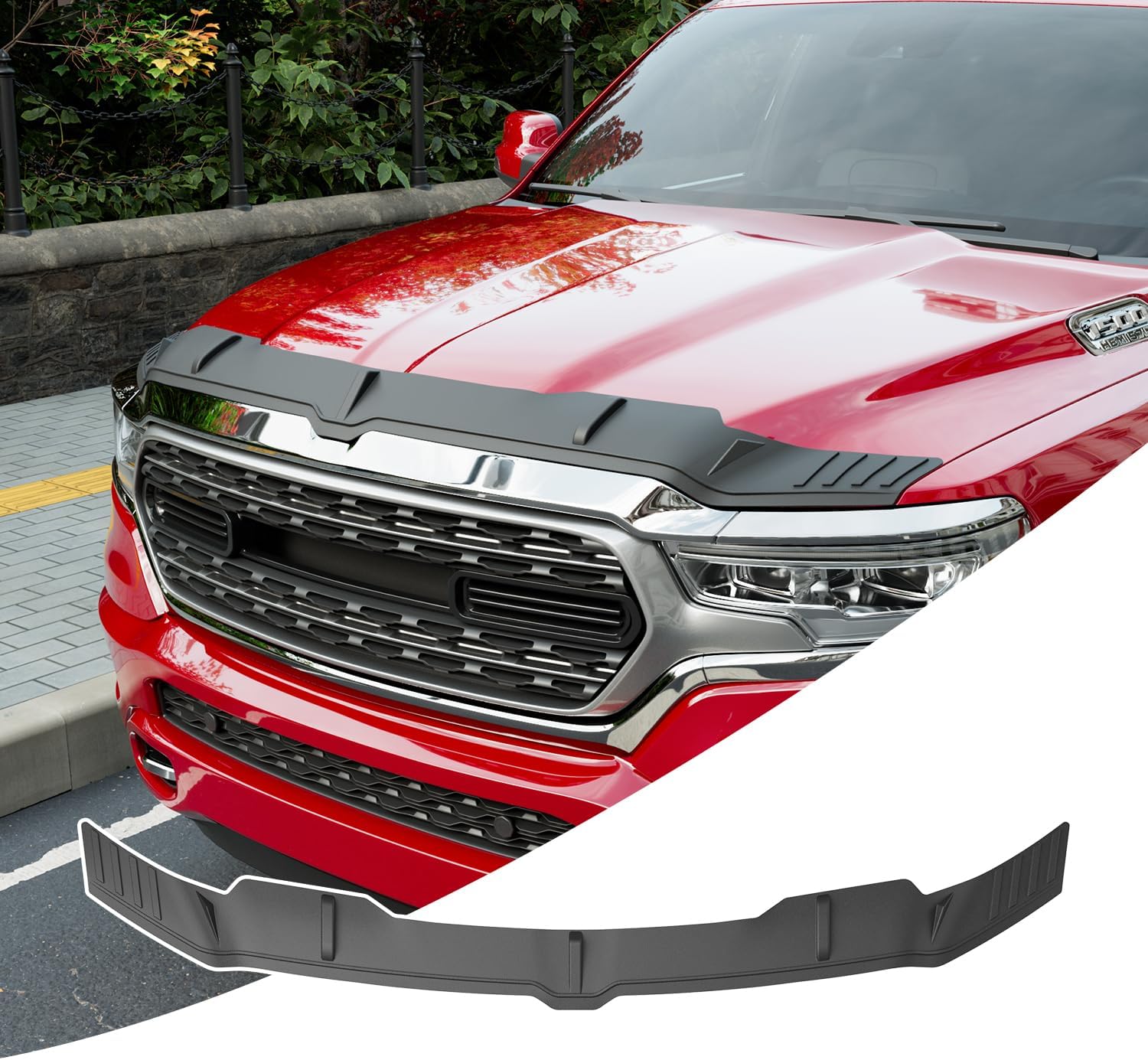 CZmenghe Hood Protector Compatible with 20192025 Dodge RAM