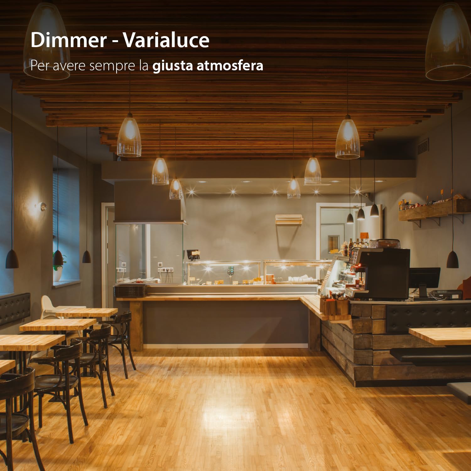 Finder Dimmer (varialuce) Elettronico Tipo 15.81 modulare. Compatibile con lampade a risparmio energetico, compatte fluorescenti dimmerabili (CFL) o LED dimmerabili