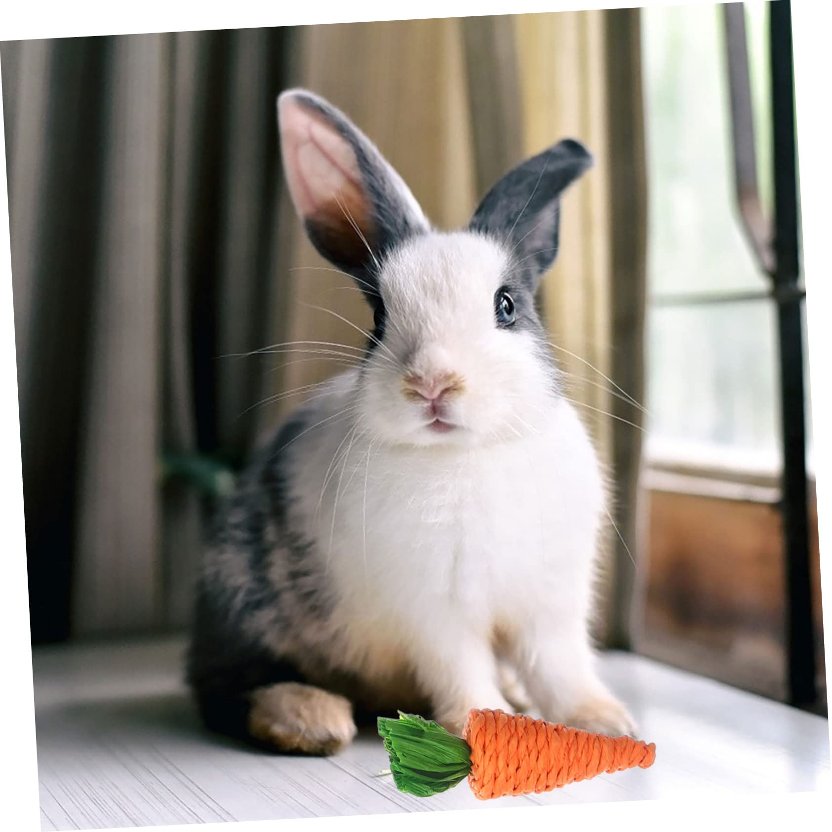 Housoutil 1set Giocattoli Da Masticare Per Criceti Conigli e Porcellini Naturale Per La Noia e Promuovere Gioco Sicuro Per Piccoli Animali Domestici
