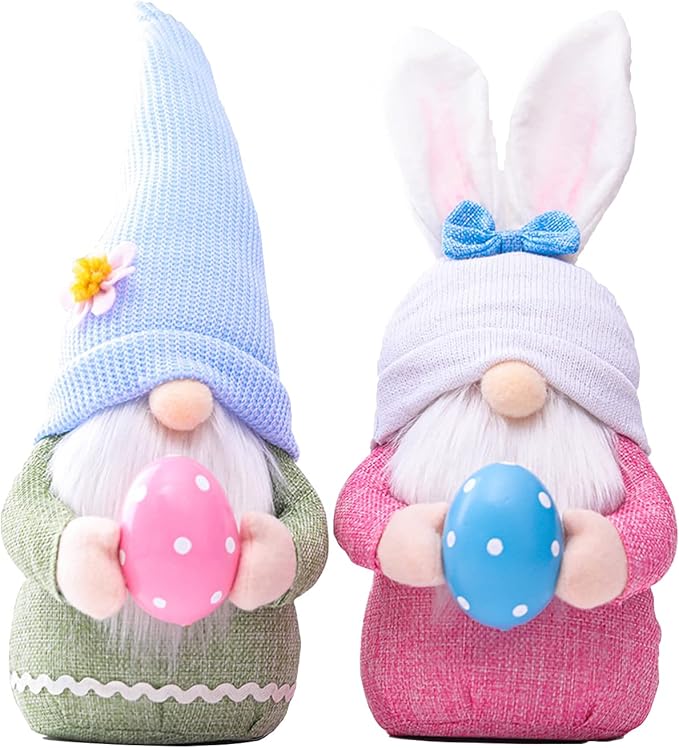 Lotvic Kaffee Wichtel Plüsch Figuren - 2 Stück Handgemachte Kaffee Gnomes Deko