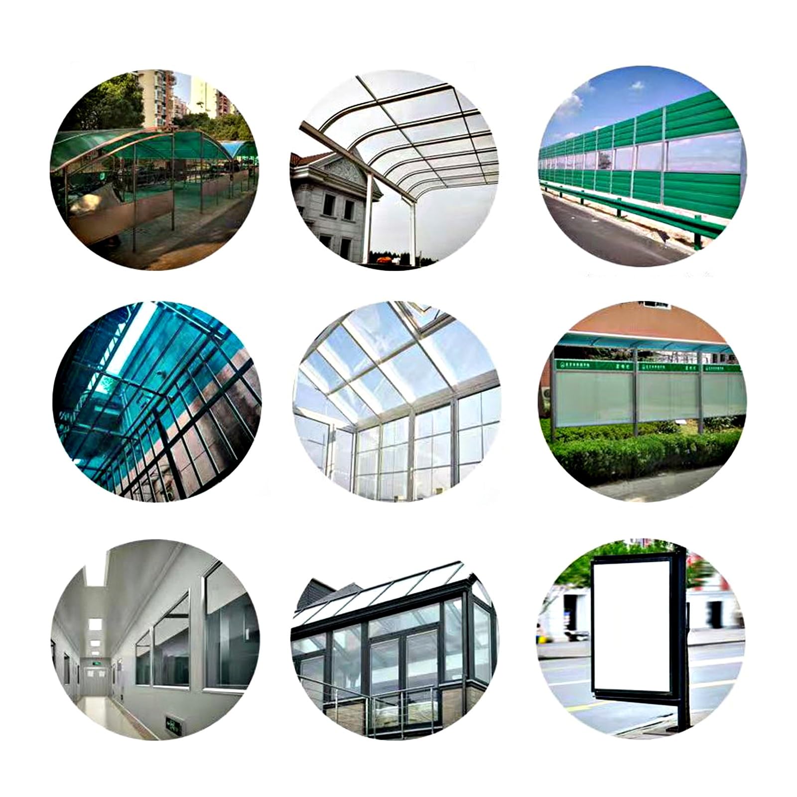 Policarbonato Placas Transparente de 5 mm, Tejados De Plastico Exterior, Paneles De Policarbonato Para Invernaderos Para Cobertizos, Cocheras, Cabañas, Perreras, Fáciles De Cortar