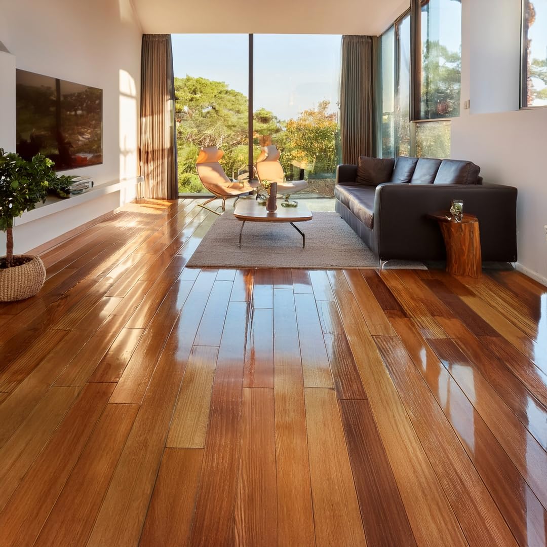 JOVIRA PINTURAS 750 ml |Barniz Aspecto Cristal Suelos, Poliuretano al Agua, para el cuidado y la decoración de madera. (750 Mililitros) F-21