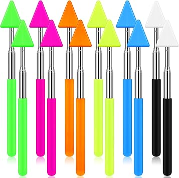 Engrowtic 12 Pcs Telescopic Teacher Pointer Stick for Classroom