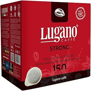 Lugano Strong ESE Espresso Pods - 150 Pcs