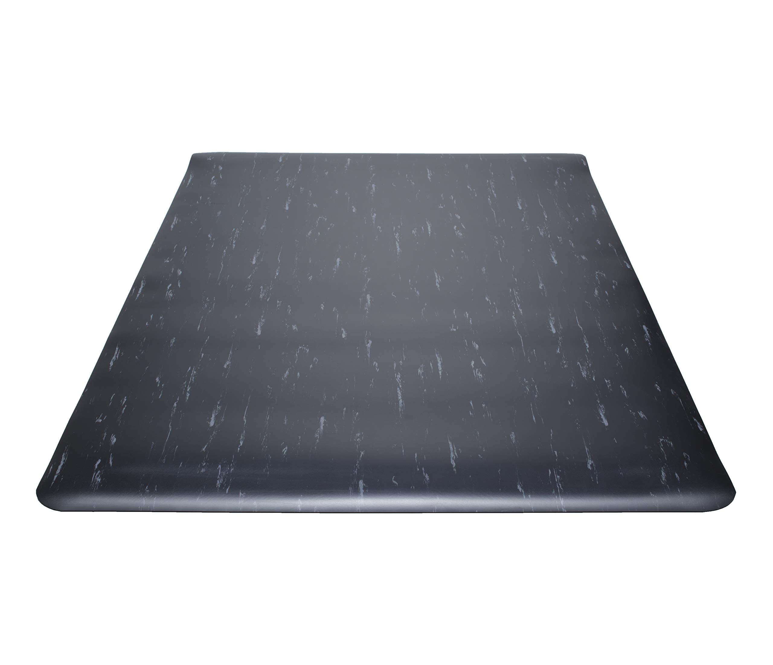 Guardian Marble Top Anti-Fatigue Floor Mat, Vinyl, 2'x3', Black