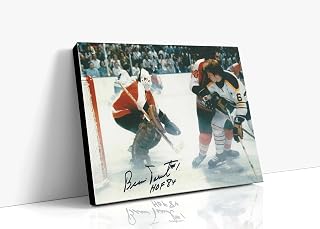 Hockey Autograph Canvas - Bernie Parent - Wall of Fame - 8" x 10" Canvas
