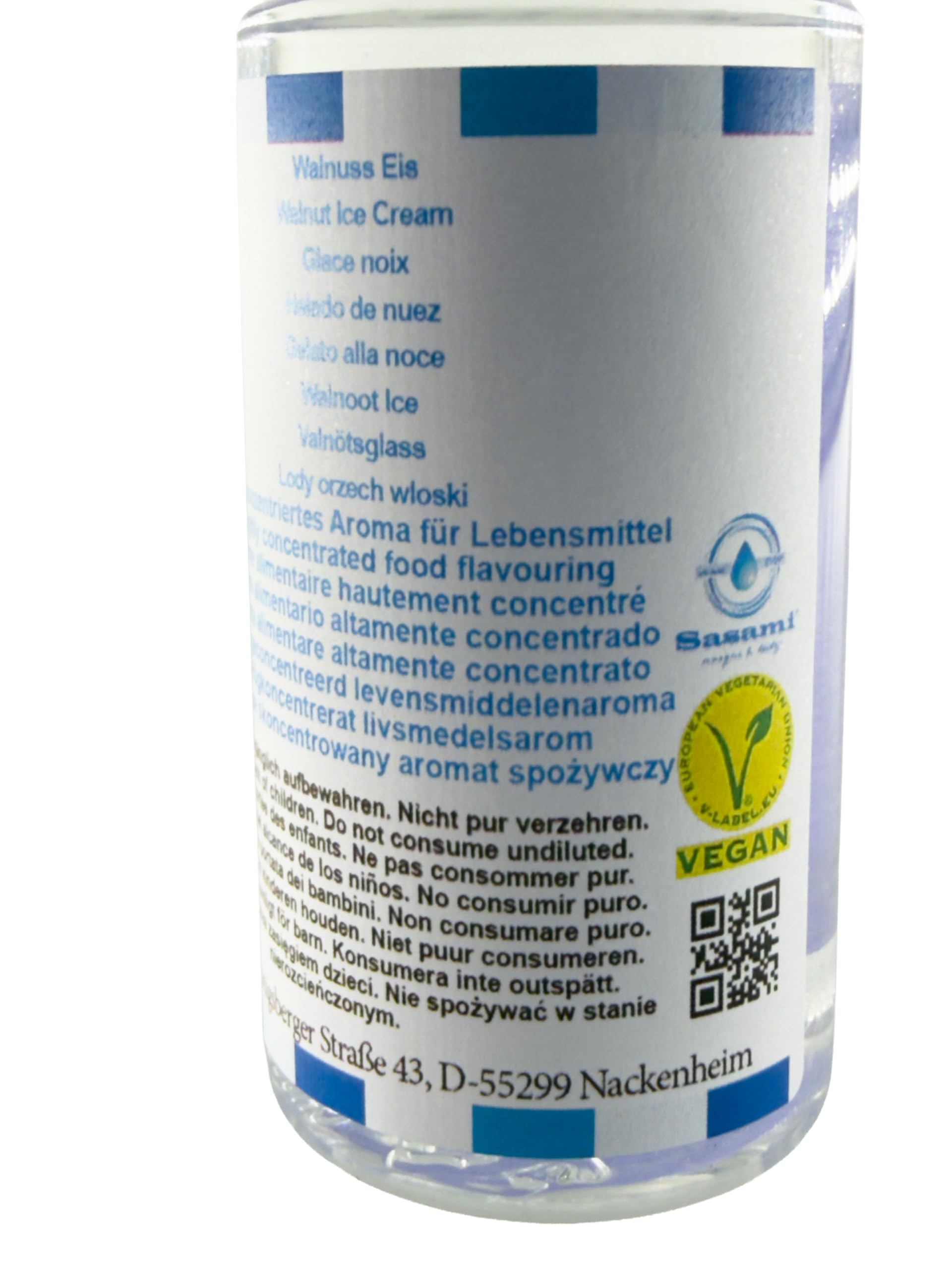 Lody orzech włoski aromat koncentrat – Wegański – Sasami – 100ml