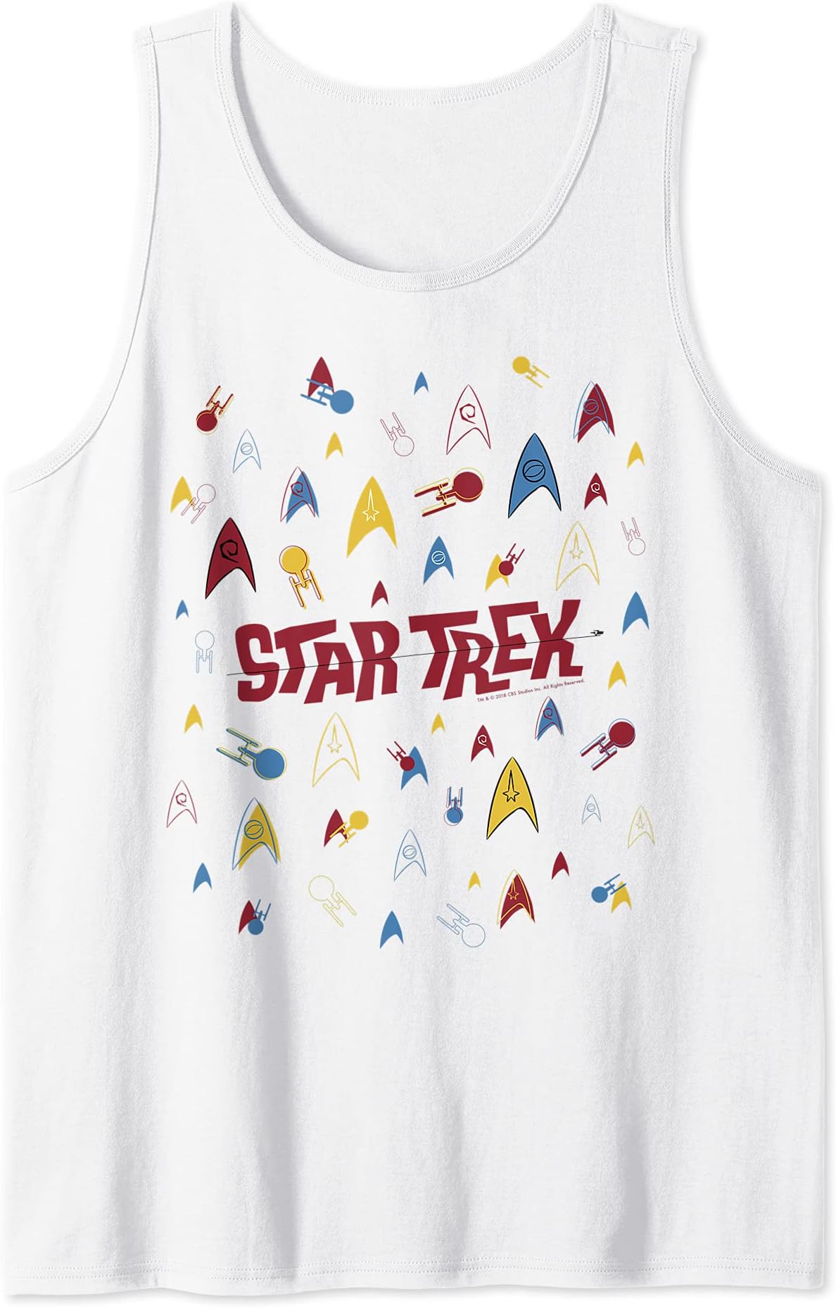 Star TrekOriginal Series Enterprise Delta Scatter Tank Top