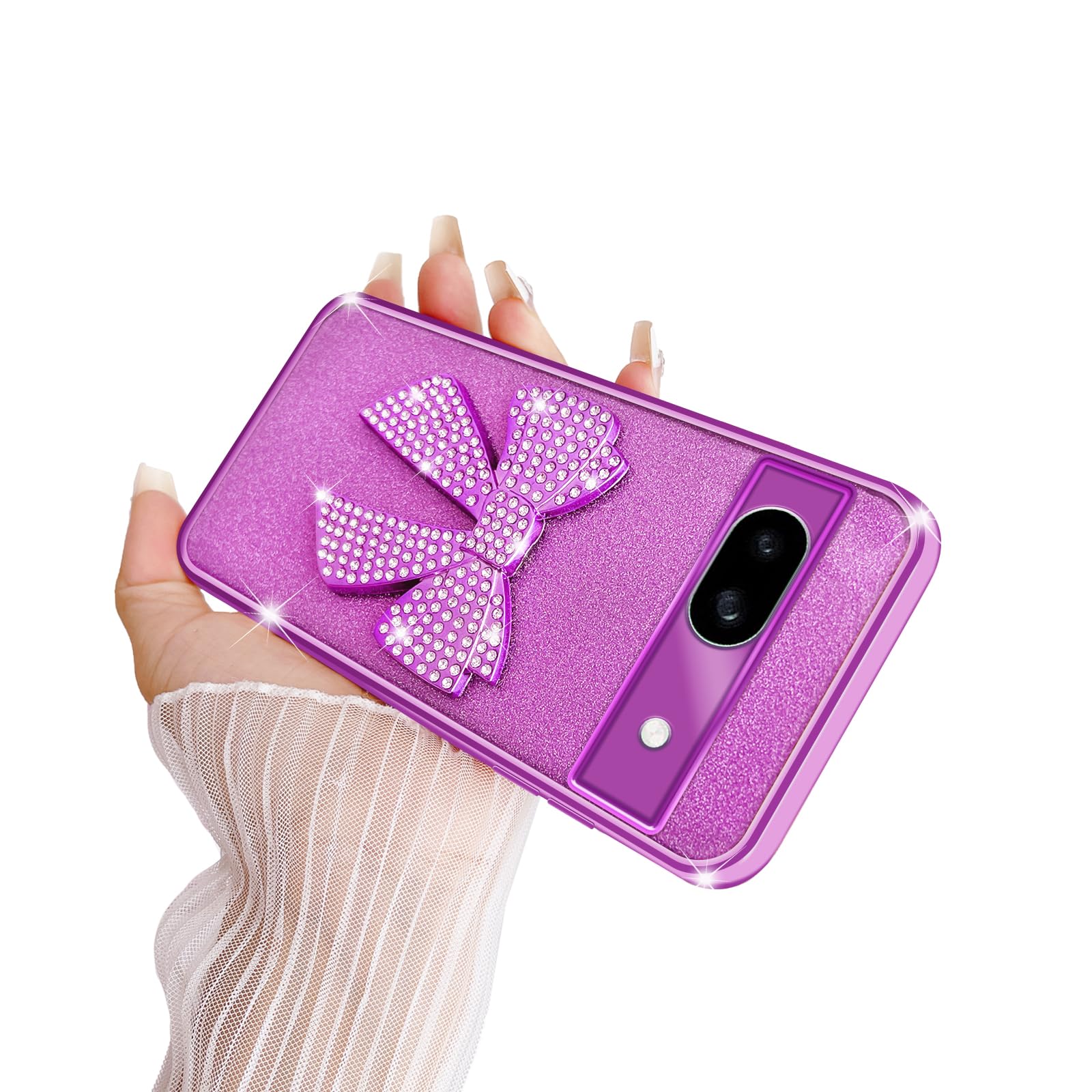 Coque anti-chute Google Pixel 8a transparente avec sangle contre les pertes - 8