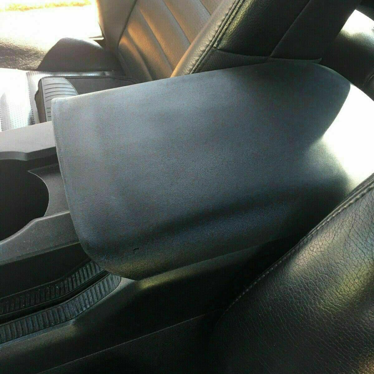 Console Compatible with Ford Mustang Base/GT 2005-2009 & Bullitt/Shelby GT500KR 2008-2009 & Shelby GT 2007-2008 & Shelby GT500 2007-2009 Convertible Center Console Armrest Lid Cover