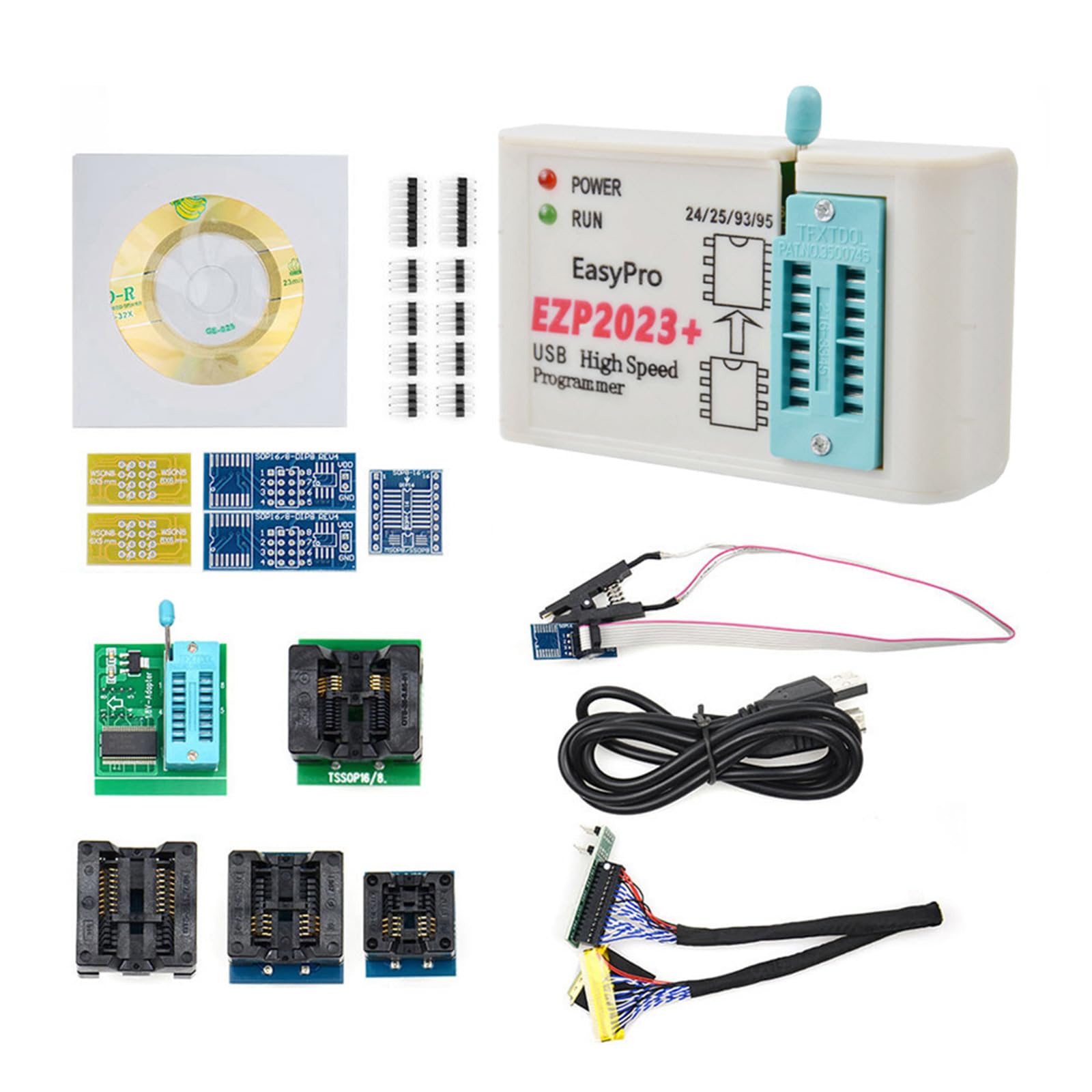 Programador USB EZP2023 SPI: repara BIOS corruptas sin conectar al PC 8
