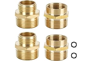 STYDDI 3/4” GHT X 1” NPT Male Coupler Connector