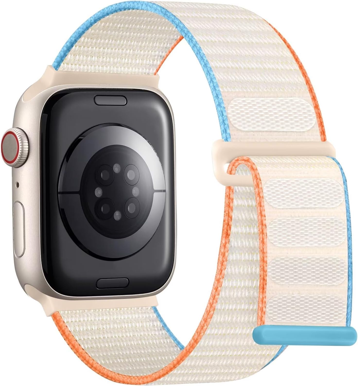 - VEMIGON Soft Breathable Nylon Sport Band Compatible with Apple Watch Strap 38mm 40mm 41mm 42mm 44mm 45mm 46mm 49mm, Adjustable Velcro Solo Loop for Series 11 10 9 8 7 6 5 4 SE3 SE2 SE Ultra 3 2 1