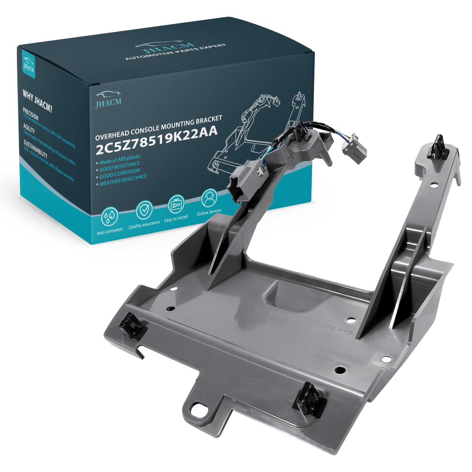 Photo 1 of JHACM Overhead Console Mounting Bracket Compatible with Ford Explorer Lincoln Aviator Mercury Mountaineer?Direct Replacement 2002-2008 Models Replaces#2C5Z78519K22AA