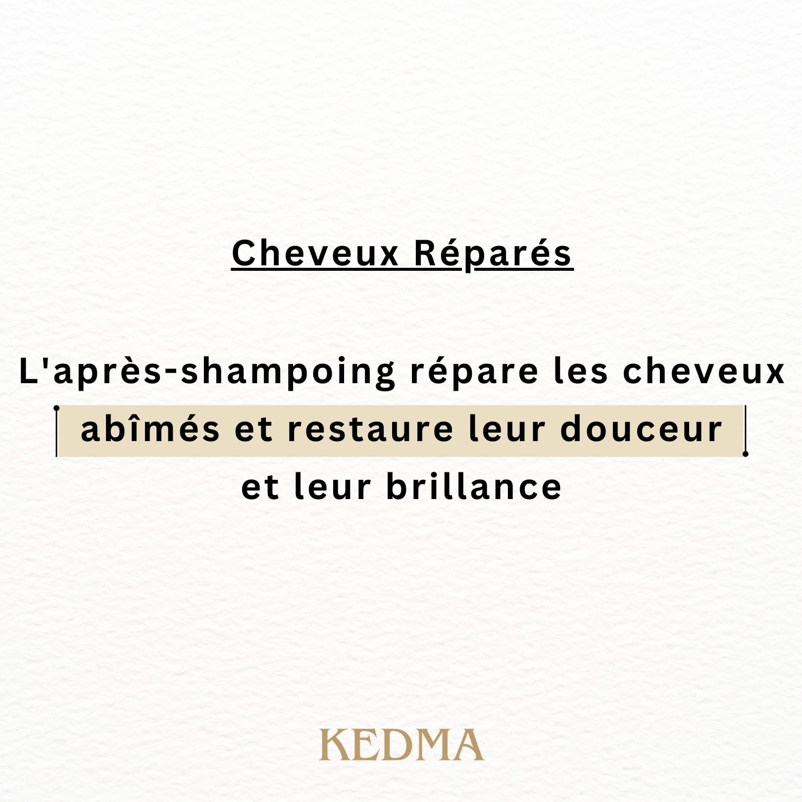 KEDMA - Duo Cheveux Shampooing & Après-Shampooing - 2x250ml | Le duo shampooing et après-shampooing nettoie, démêle et hydrate les cheveux secs ou abîmés.
