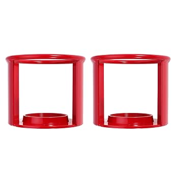 Acetylene Cylinder Regulator Safety Cap Protector Safety Collar 3-1/2" x 12" for High and Low Pressure Tanks Acetylene Tanks Gas Cylinders, Fine Thread 2pcs