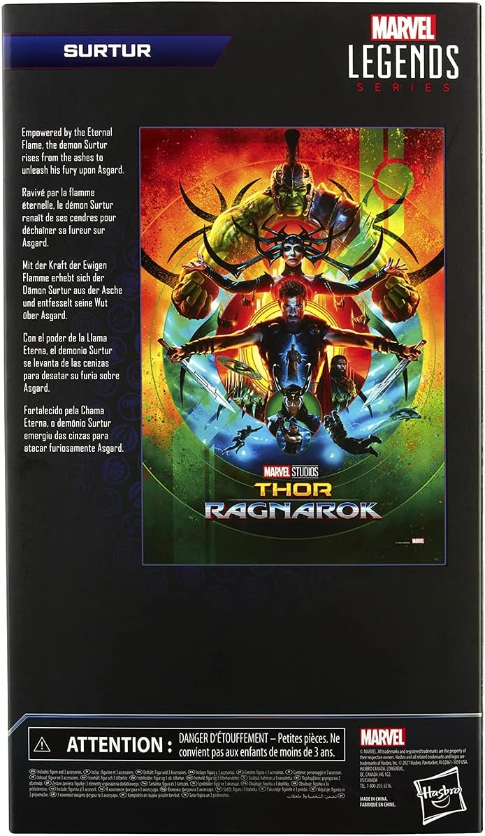 Hasbro Marvel Legends Series 13" Action Figure Toy Surtur, Infinity Saga Character, Premium Design, Figure and 3 Accessories