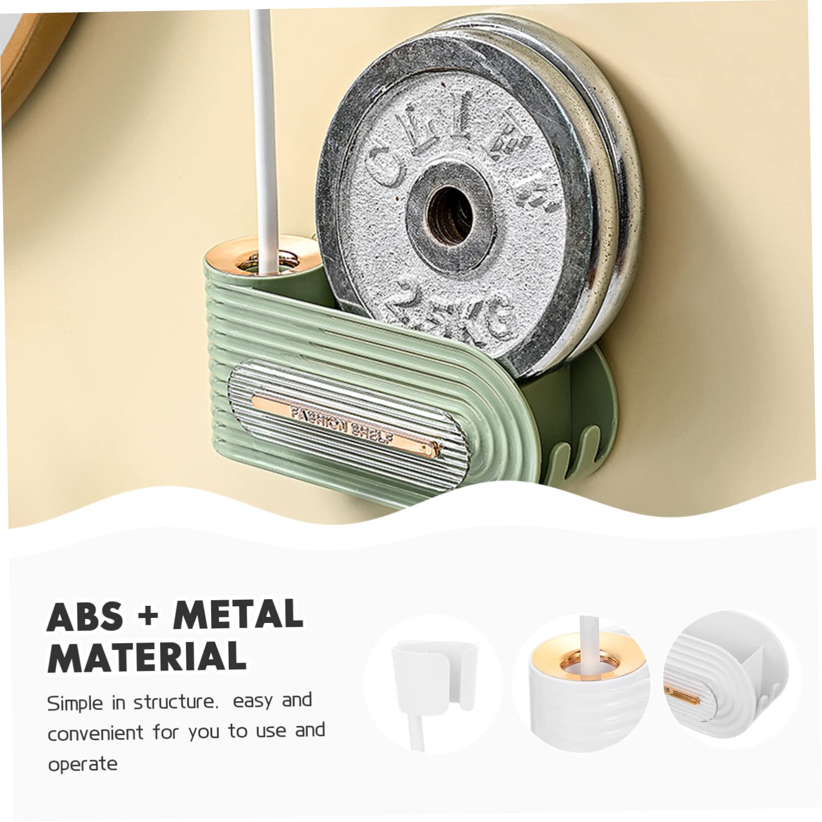 minkissy Hair Dryer Holder for Home Wall Hair Dryer Rack Shelf Adhesive Organization