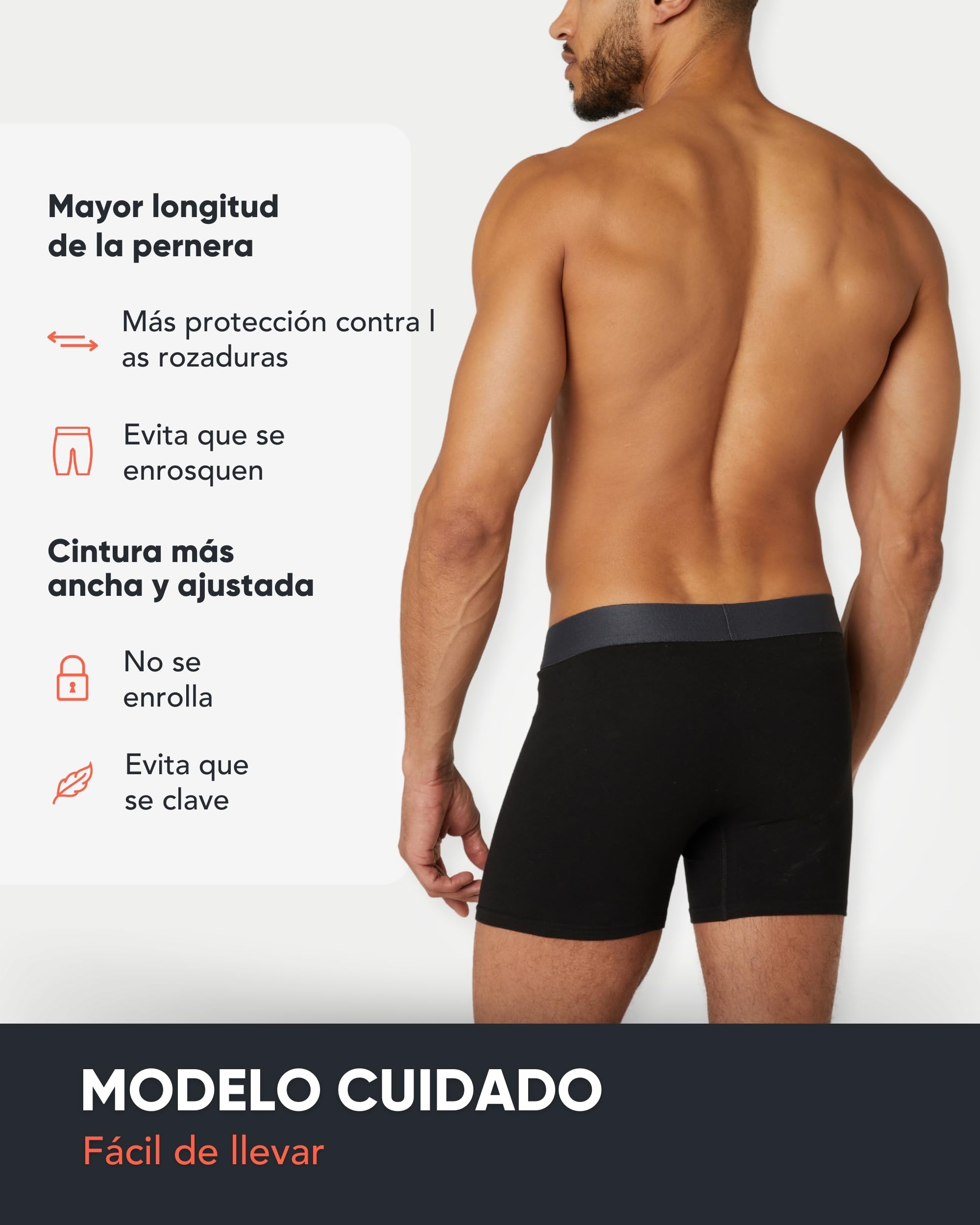 FM London Pack de 7 Calzoncillos para Hombre, Sin Etiquetas – Bóxer de Algodón, Transpirables, Suaves y Elásticos