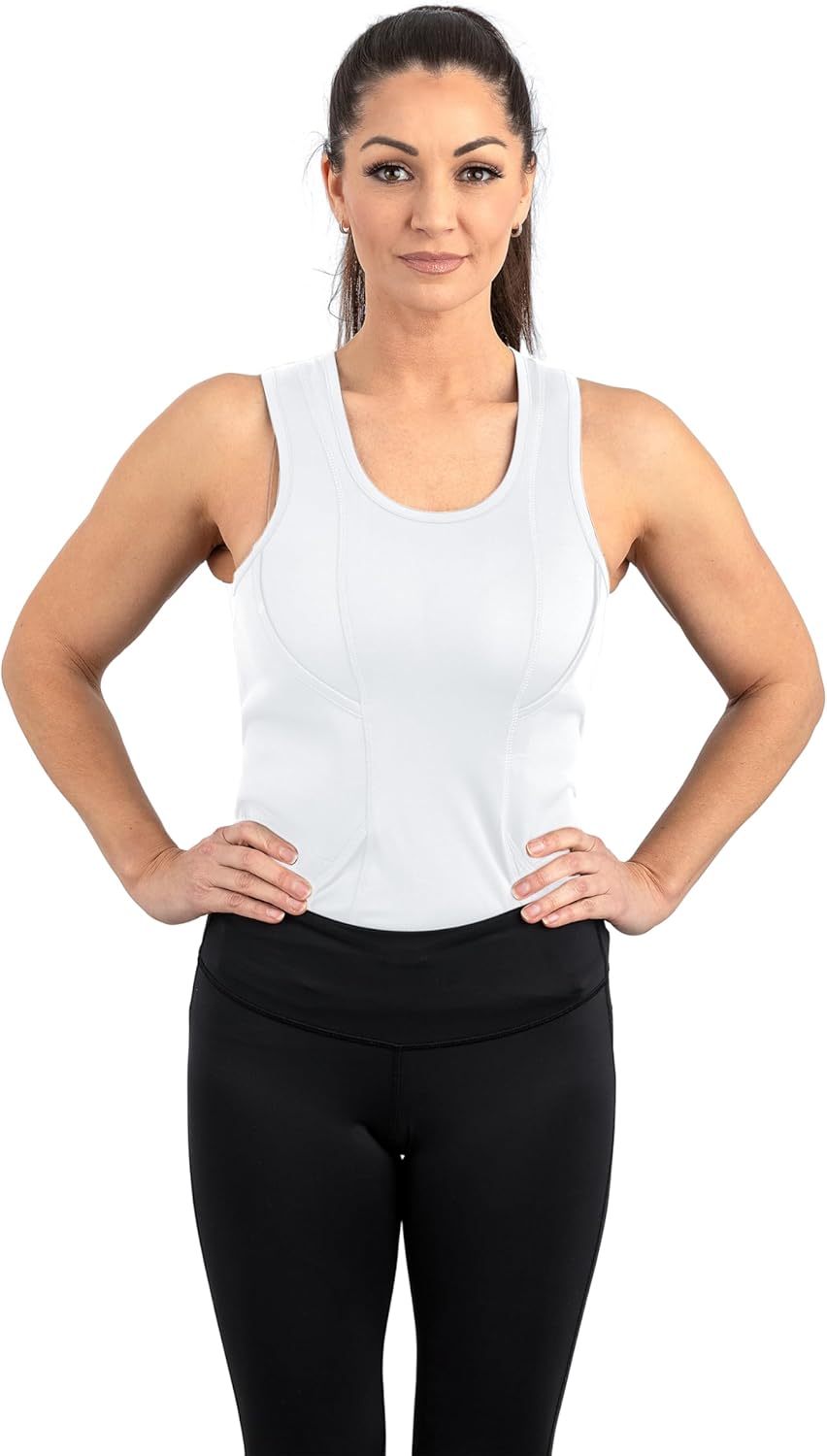 Concealed Carry Holster Tank Top for Women | Quick Access Open Pocket with Large Storage | Womens Tank Top