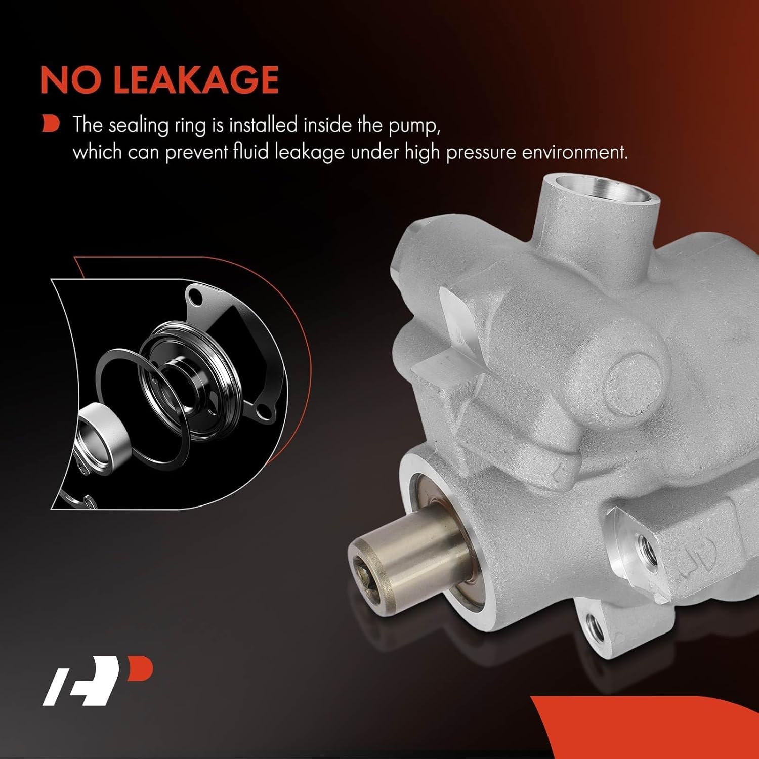 A-Premium Power Steering Pump Compatible with Chevrolet & Buick & GMC & Isuzu & Oldsmobile & Saab Models - 2002-2009 - Rainier, SSR, Trailblazer, Trailblazer EXT, Envoy, Envoy XL, Envoy XUV, Ascender
