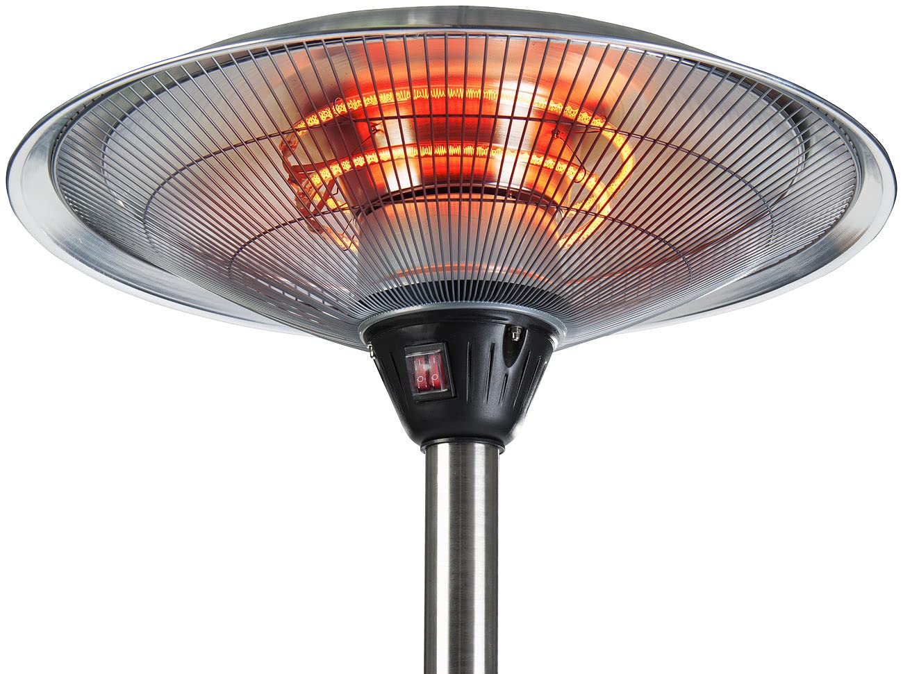 Semptec Urban Survival Technology OSH-3000 Riscaldatore elettrico da esterno a piantana 3000 W IP34 con ruote