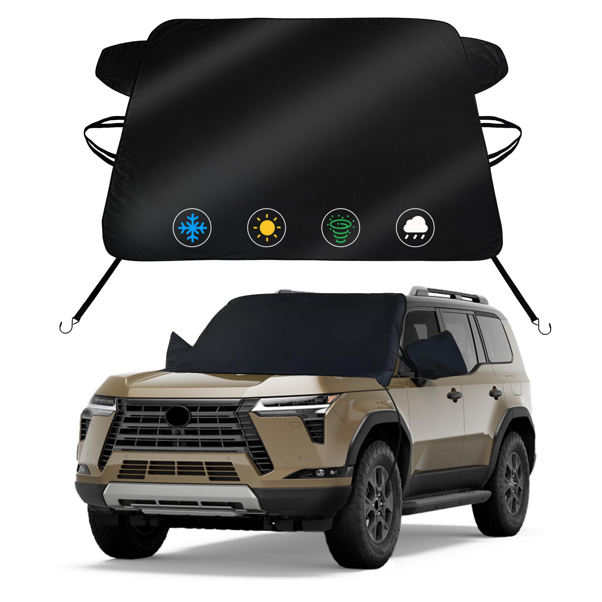 Windshield Cover for Ice &amp; Snow for Lexus GX 2010-2023 GX550 GX 460 GX470