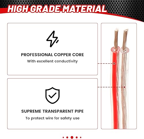 Miniatura 2 de RED WOLF Arnés de cables para altavoces de puerta de auto, conector de enchufe de reemplazo para vehículos Subaru, Mazda, Nissan, Volkswagen, Suzuki