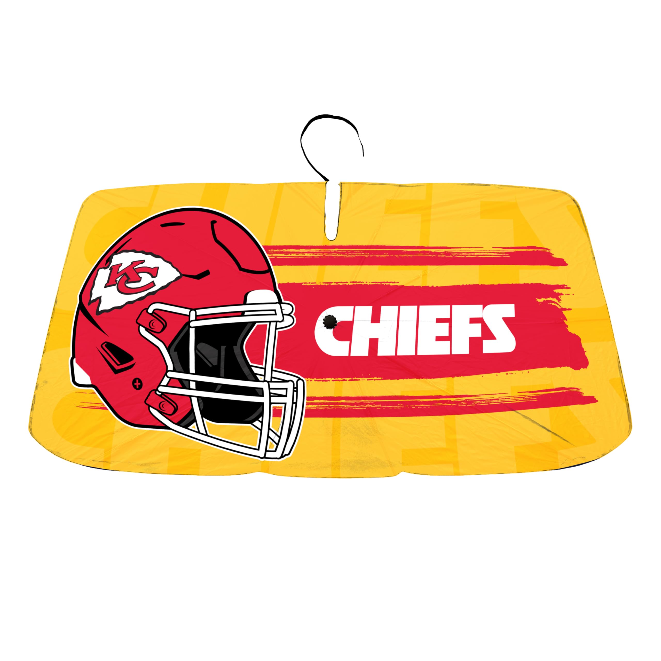 NFL Fanmats Kansas City Chiefs Folding Umbrella Auto Sun Shade