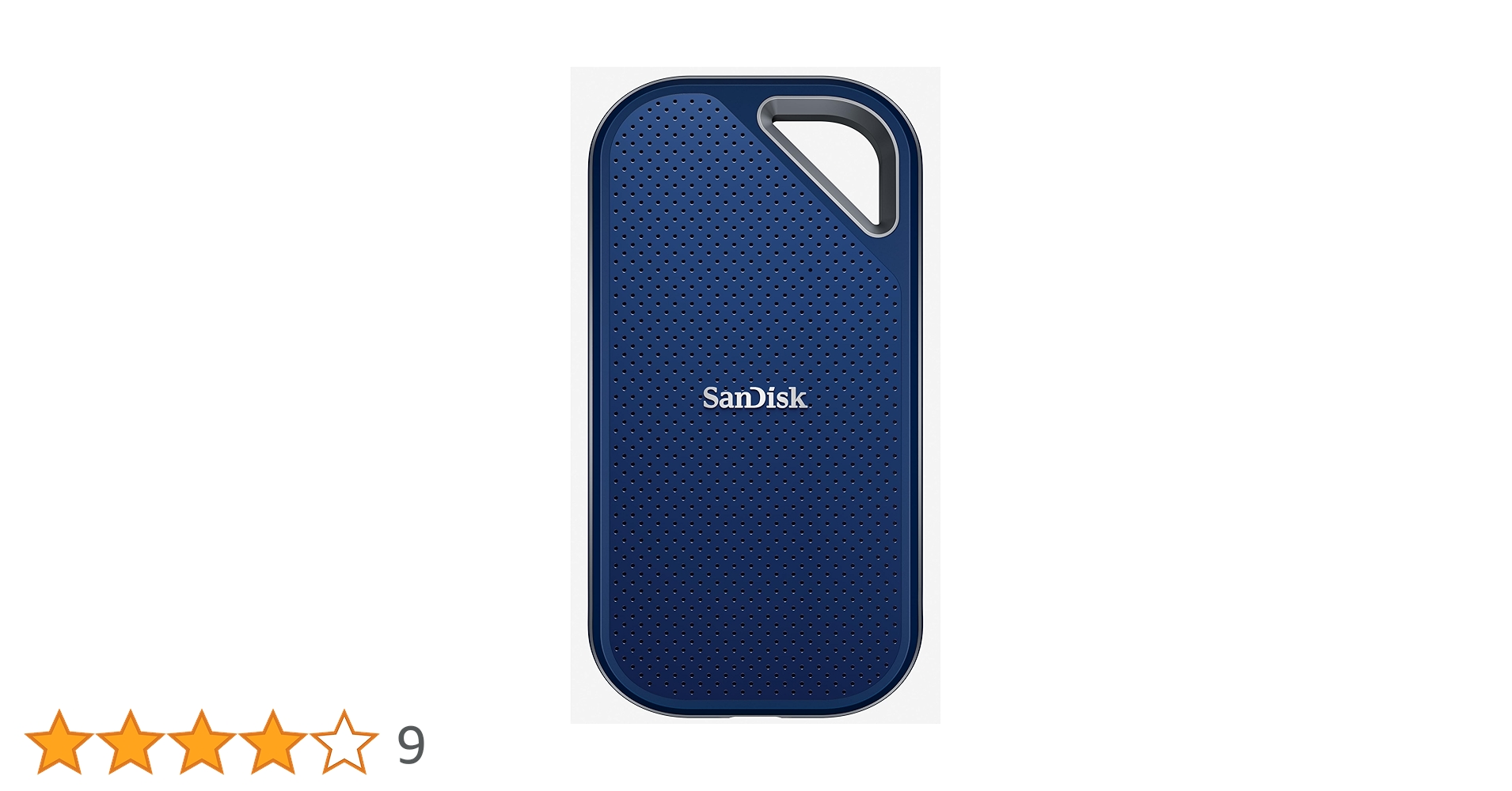 SanDisk Extreme Pro Portable SSD, 1TB, Royal Blue, Up to 2000MB/s