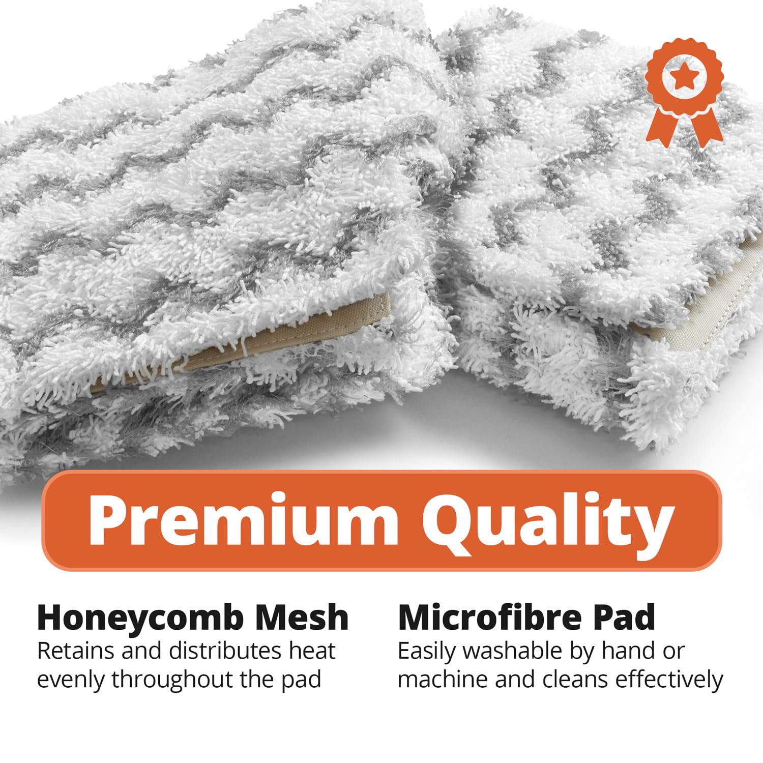 Paquete de almohadillas de vapor para Shark S6001, S6003, S6005 Series Klik n' Flip Steam Mop - Cubiertas rectangulares de microfibra doble cara