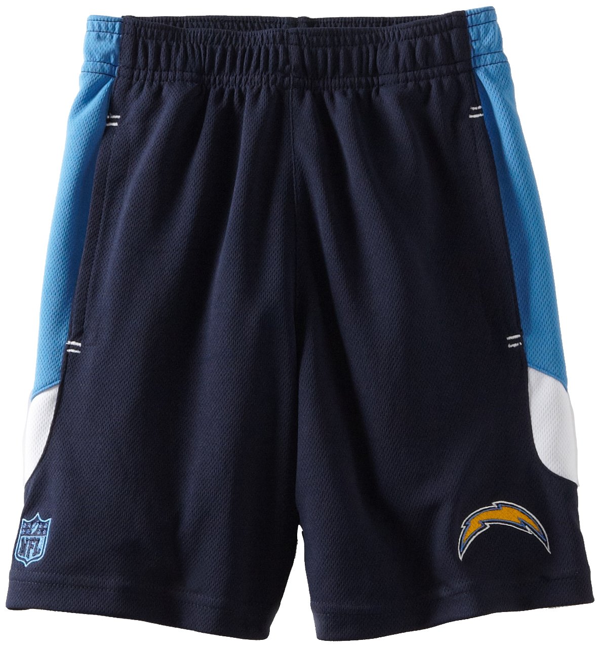 NFL San Diego Chargers 4-7 Youth Kick Off Mesh Short