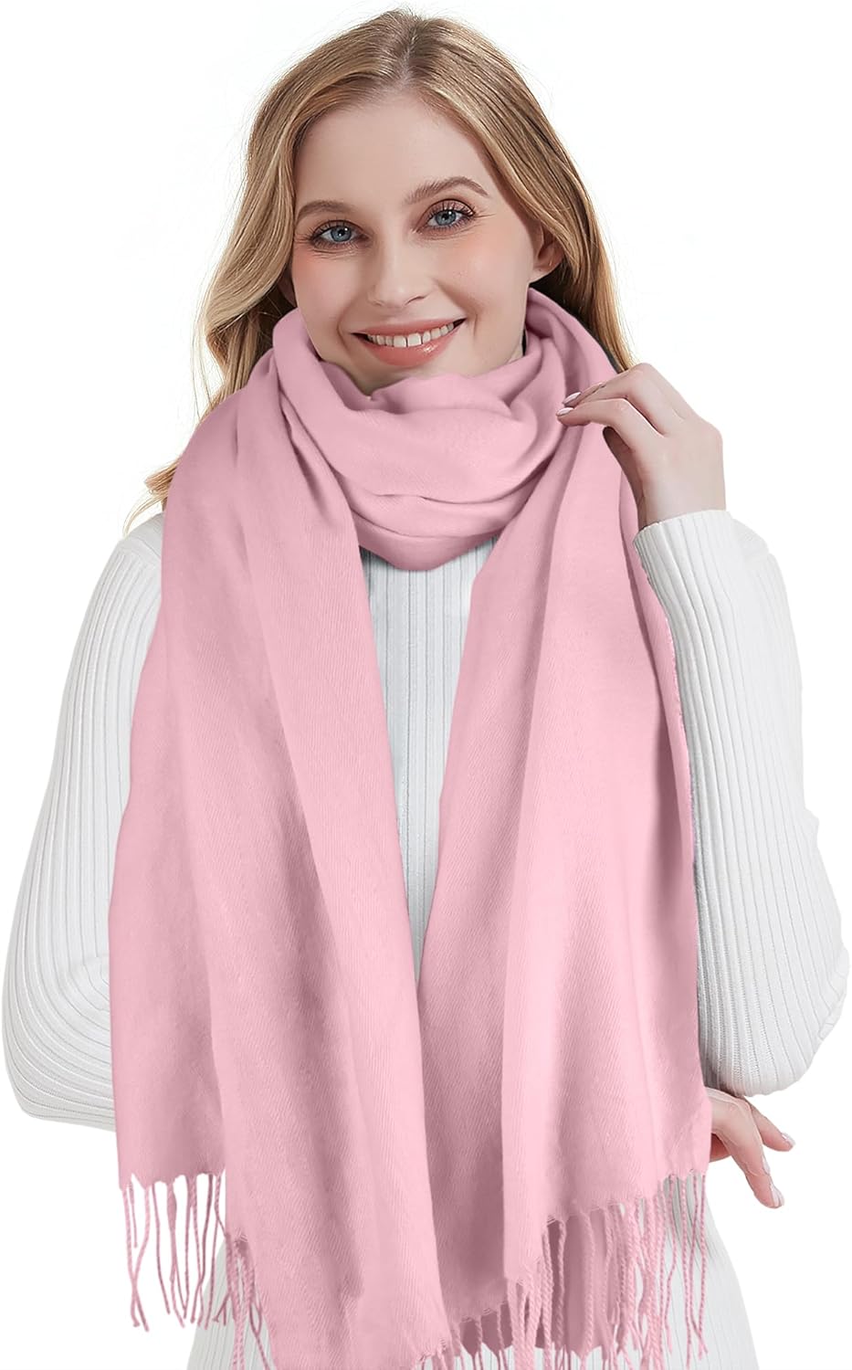 Landisun Scarf for Women Winter Soft Shawl Wrap Large Warm Fashion Blanket for Evening Dress Wedding Gifts - Image 2