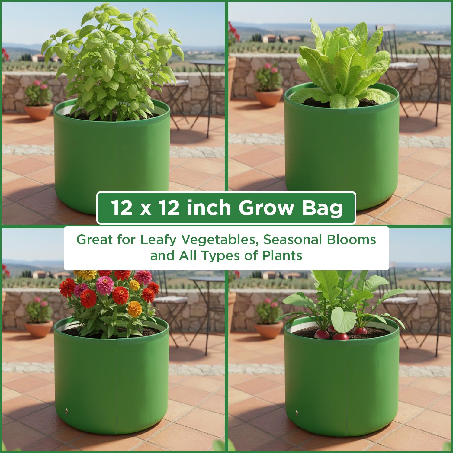 Premium Grow Bags - Durable Plant Containers -7