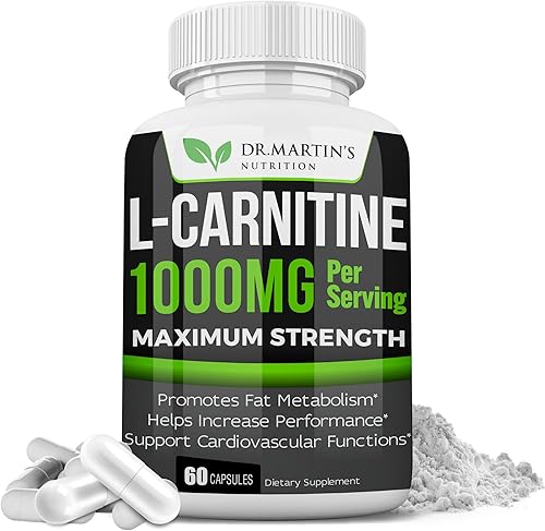 L-carnitina extra fuerte - 200 cápsulas - 1000 mg por porción - Aumenta tu metabolismo y aumenta el rendimiento L-carnitina extra fuerte - 200 cápsulas - 1000 mg por porción - Aumenta tu metabolismo y aumenta el rendimiento