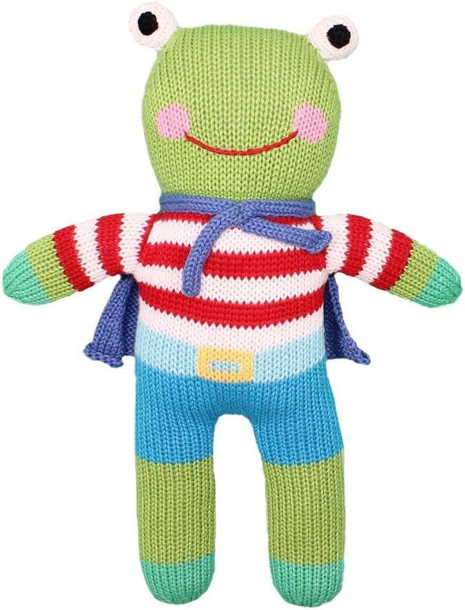Crazy Clearance Zubels Baby Freddy The Frog Hand-Knit Plush Toy, All-Natural Fibers, Eco-Friendly, 36-Inch Review Zubels Baby Freddy The Frog Hand-Knit Plush Toy, All-Natural Fibers, Eco-Friendly, 36-Inch