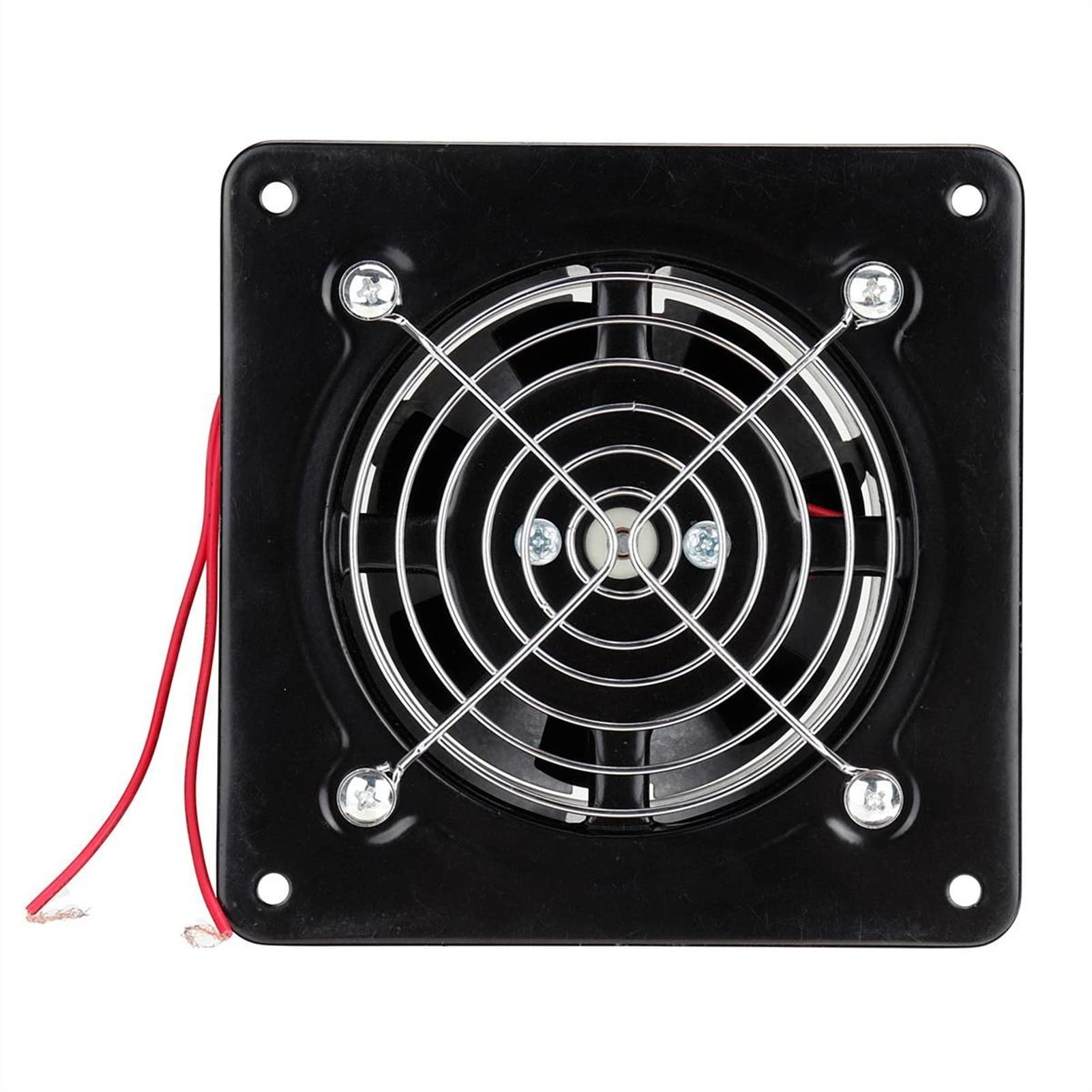 AYCDL Ventilation Fan 4/6/8Inch Extractor Ventilation Fan Square Metal Exhaust Fan High Speed Bathroom Kitchen Toilet Air Vent Wall Fan Air Extractor ventilating Fan,