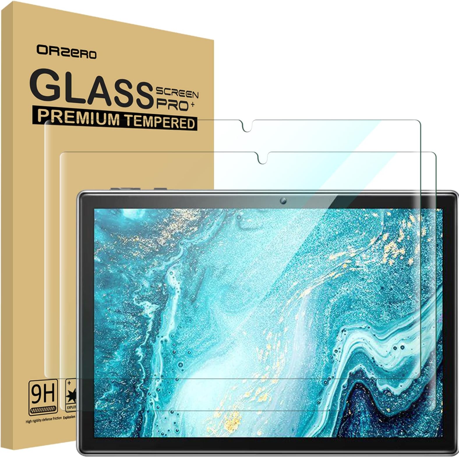 Orzero (2 Pack) Tempered Glass Screen Protector Compatible for VANKYO MatrixPad S30
