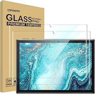 Orzero (2 Pack) Tempered Glass Screen Protector Compatible for VANKYO MatrixPad S30 10 inch (2.5D Arc Edges), 9 Hardness HD Anti-Scratch Full-Coverage (Lifetime Replacement)