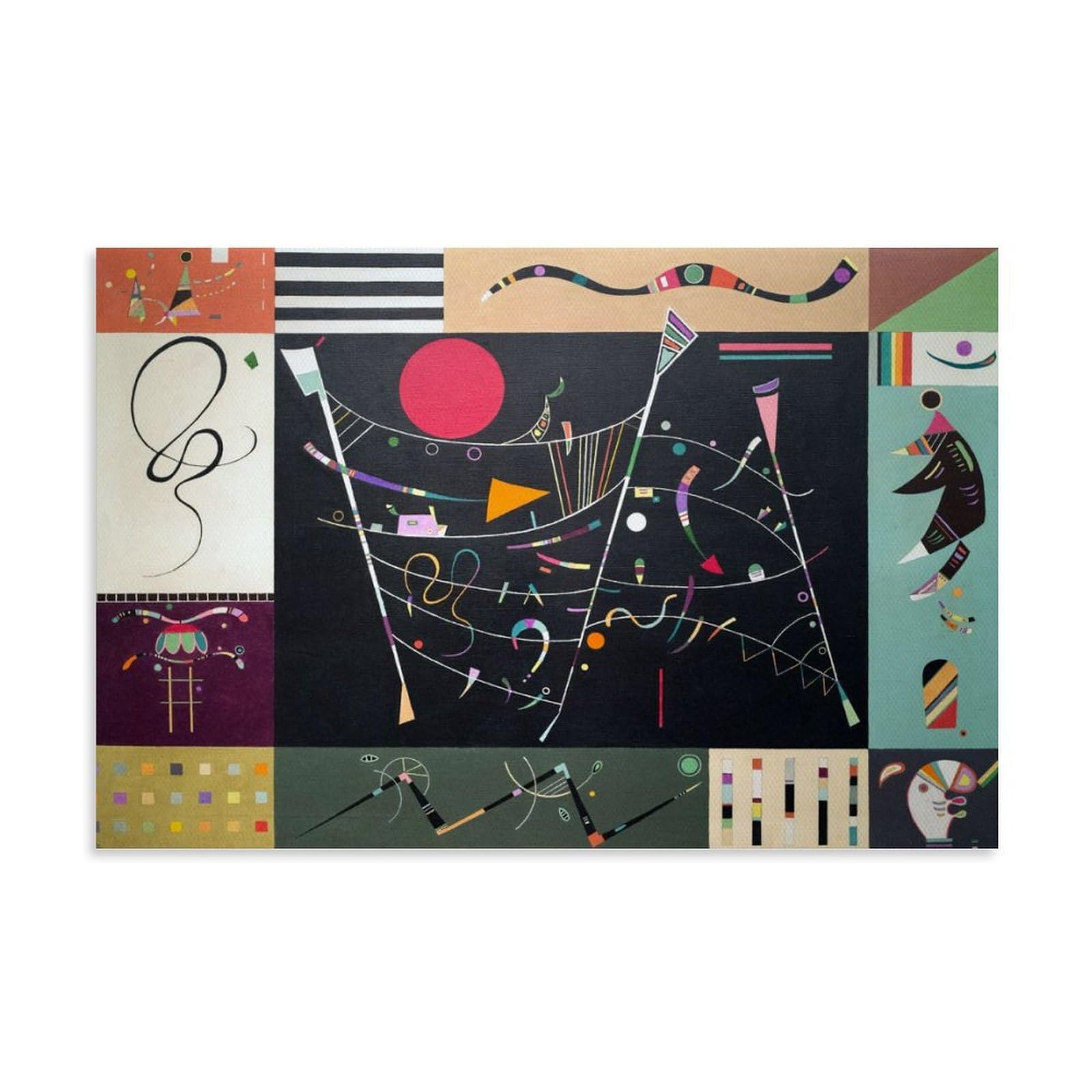 Amazon.co.jp: Kandinsky The Whole ポスター 1940 年にワシリー
