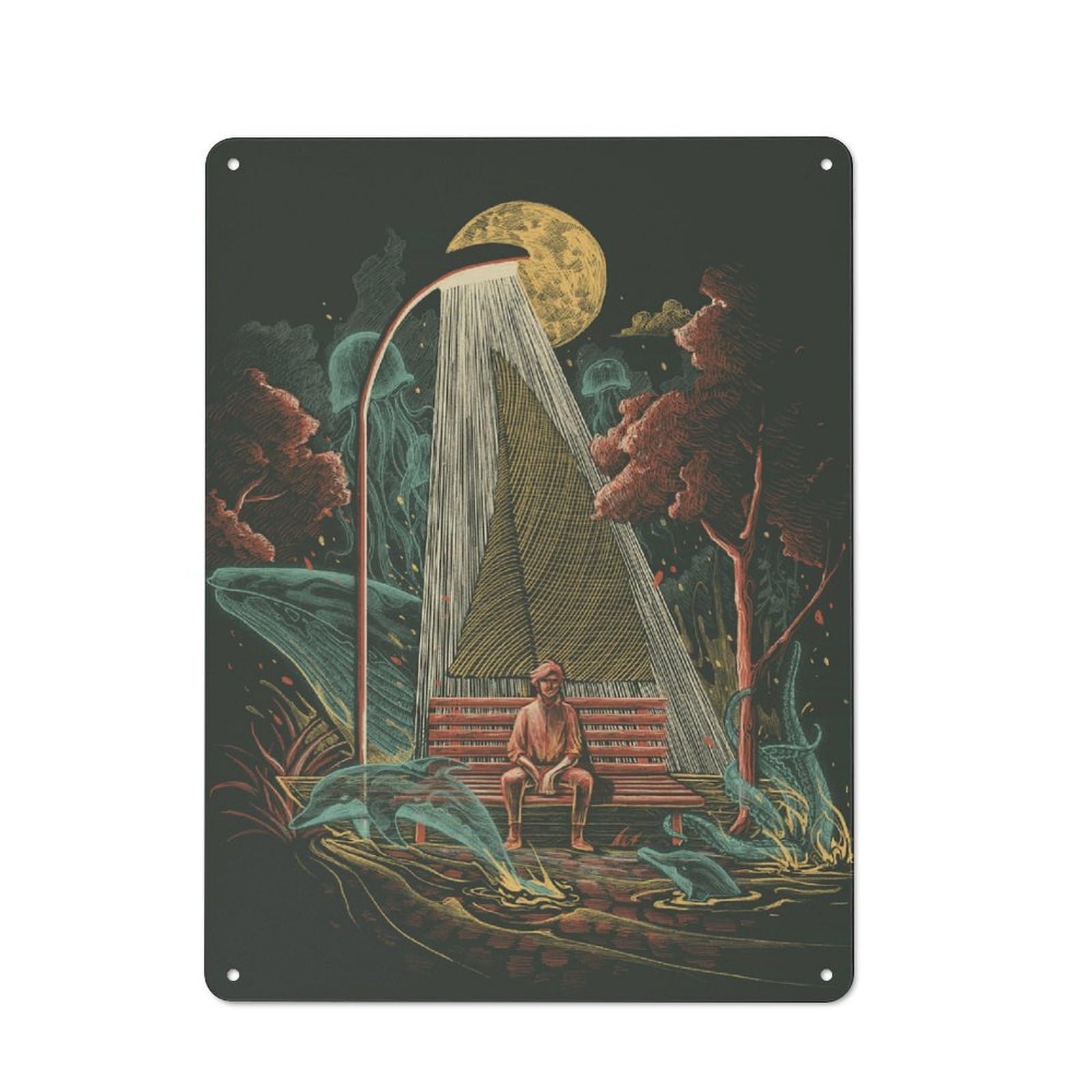 Junmoney Pure Retro Tin Sign 40X30cm For Guest Room Or Hallway, For Kitchen, Dining Room And Home Bar Wall Decor
