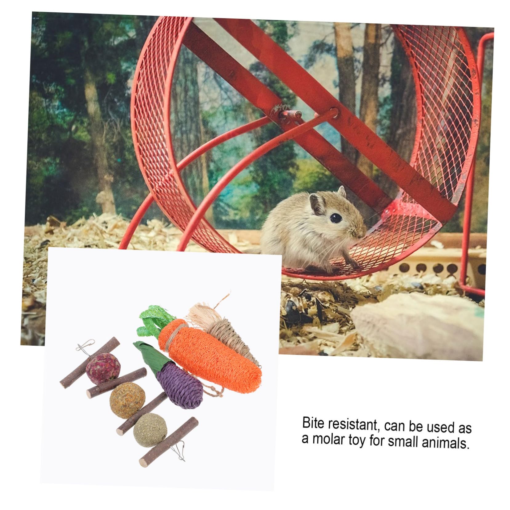 Hamster Spielzeug Meerschweinchen Zubehör Nagetier Produktbild-Vorschau 4