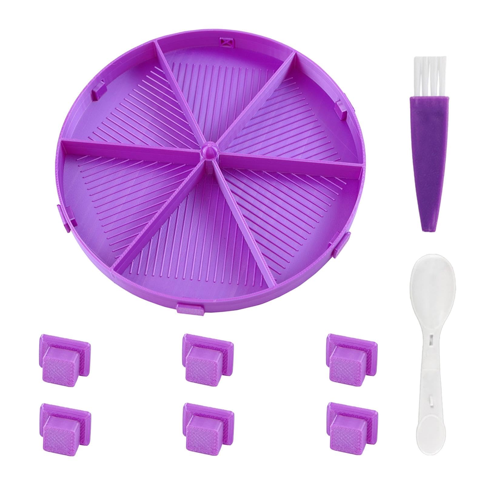 Bnf® Diamond Paint Tray Bead Sorting Tray for Nail Art Art Making Hobby Corner Violet|Crafts|Needlecrafts & Yarn|Embroidery & Cross Stitch|Hand Embroidery Kits|Cross Stitch Kits-picture-27