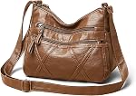 Gladdon Petits Sacs pour les femmes Sacs à épaule Retro cuir Sac à corps de poche léger Sac à dos pour femmes