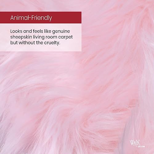 Miniatura 13 de Alfombra de piel sintética suave y sedosa, 2 x 6 pies, color negro, esponjosa, para sala de estar, dormitorio, habitación de los niños o guardería