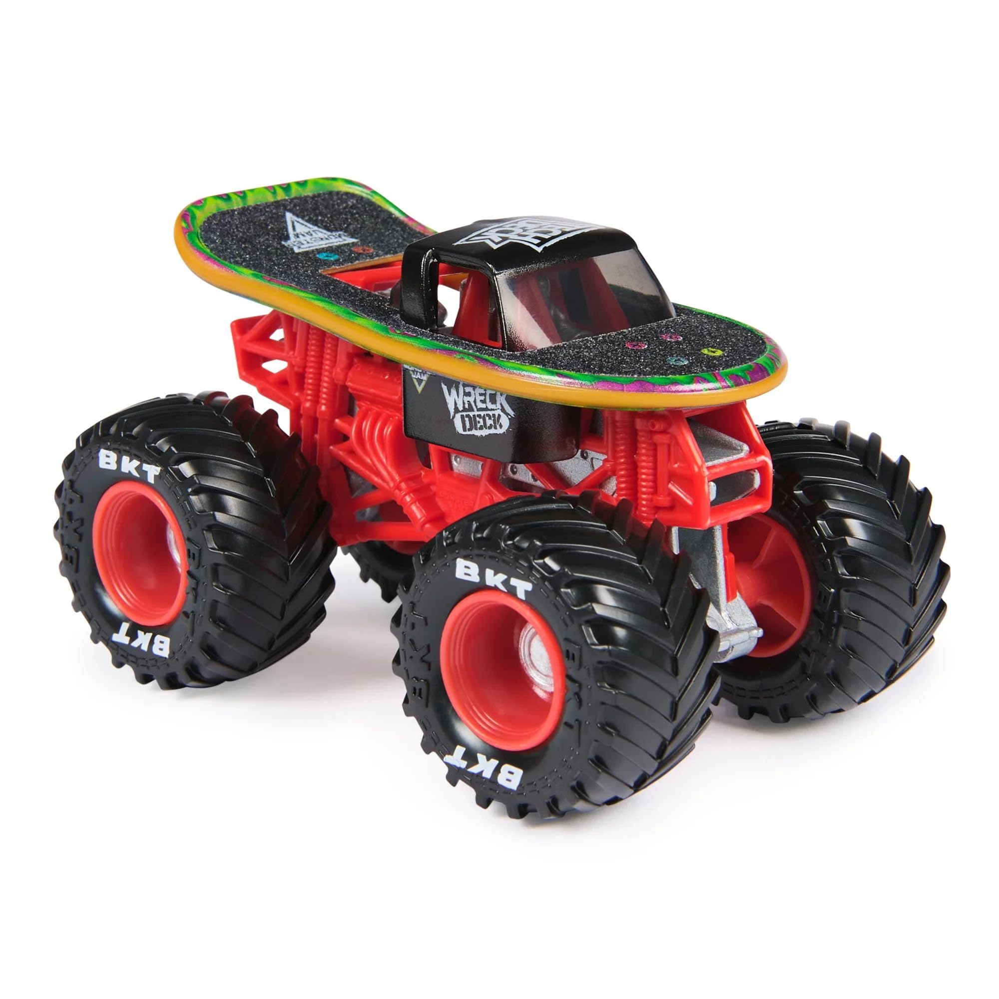 Monster Jam 2026 Official 1:64 Diecast Truck Series 45 Monsterized Wreck Deck - 3