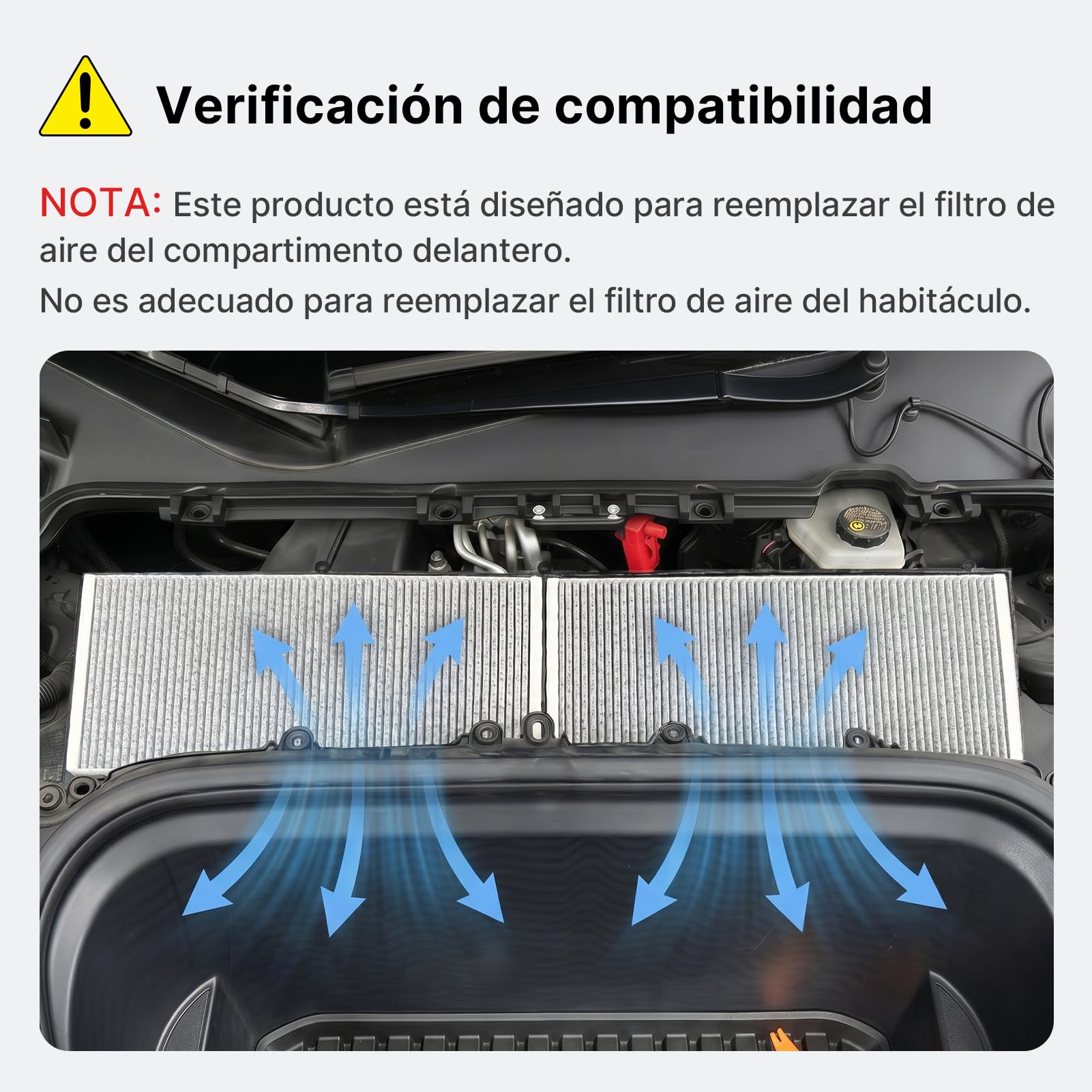 Kit De Filtros HEPA Y De Carbono Para Tesla Model Y, Reemplazo De Aire Acondicionado Con Carbón Activado 2020-2025 2026 Accesorios Juniper (Paquete De 4)