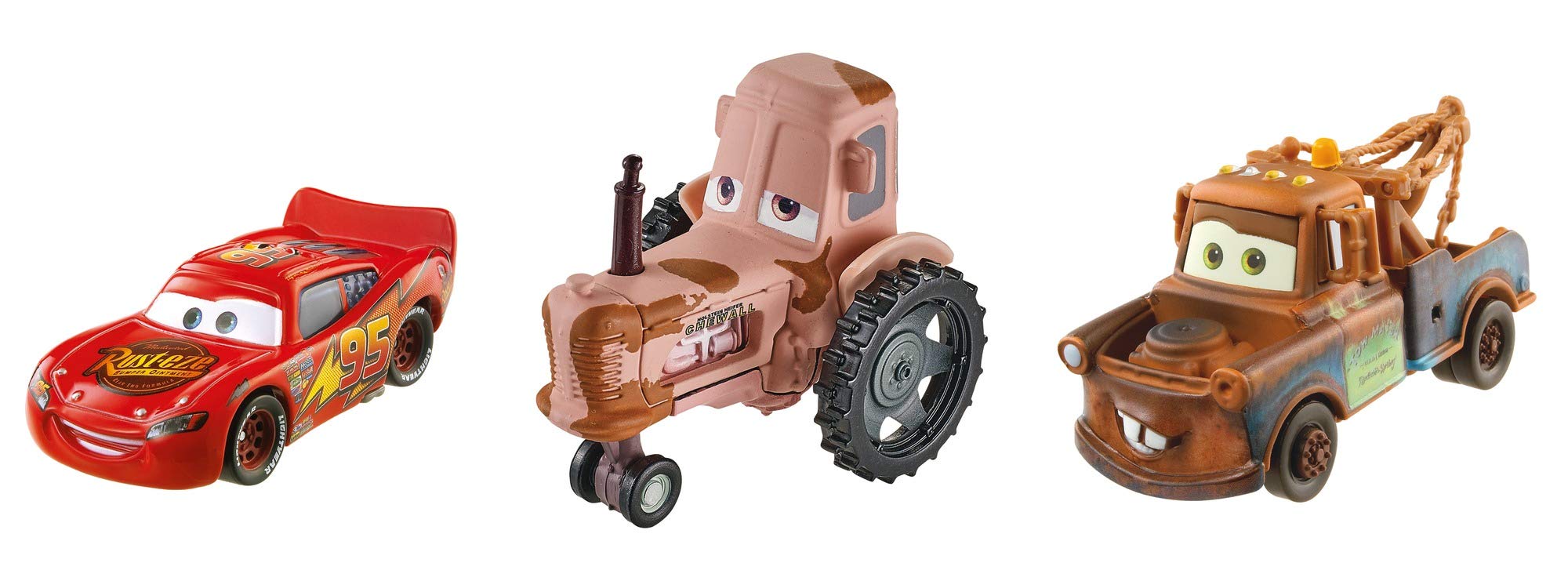 ミニカー sa713 Pixar Cars Supercharged Tractor Disney Pixar Cars 3 Tractor Die-Cast Character Vehicle 1:55 Scale